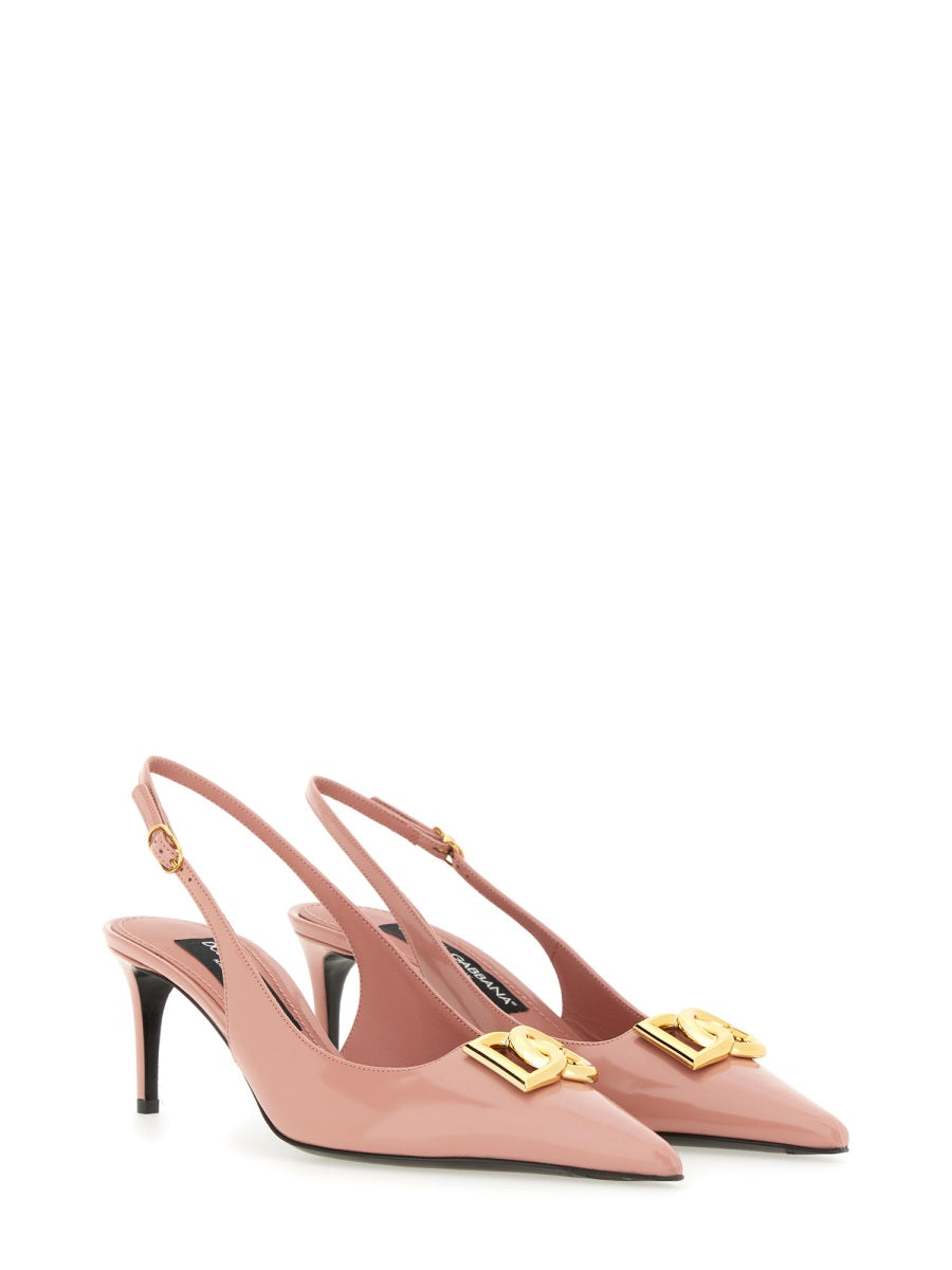 Dolce & Gabbana Women Leather Slingback