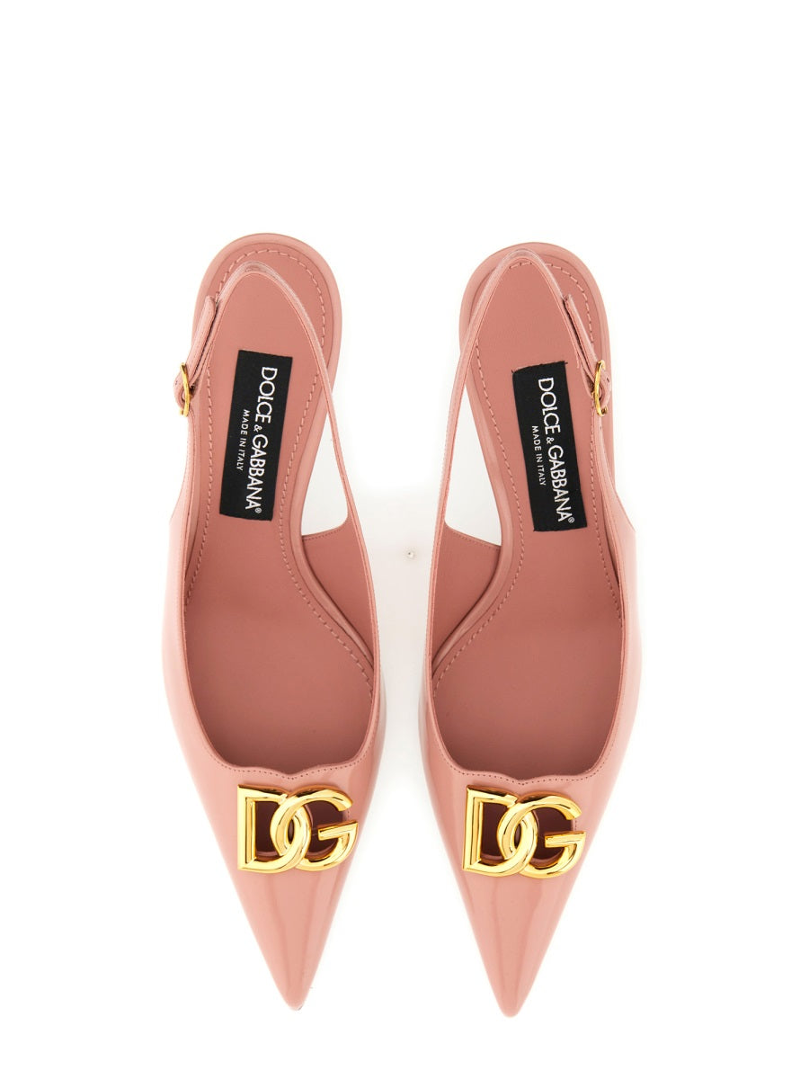 Dolce & Gabbana Women Leather Slingback