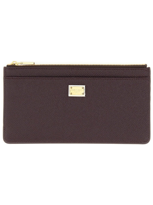 Dolce & Gabbana Women Large Card Holder "Nameplate"