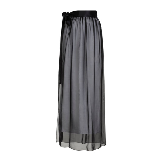 Dolce & Gabbana Silk Long Skirt Women