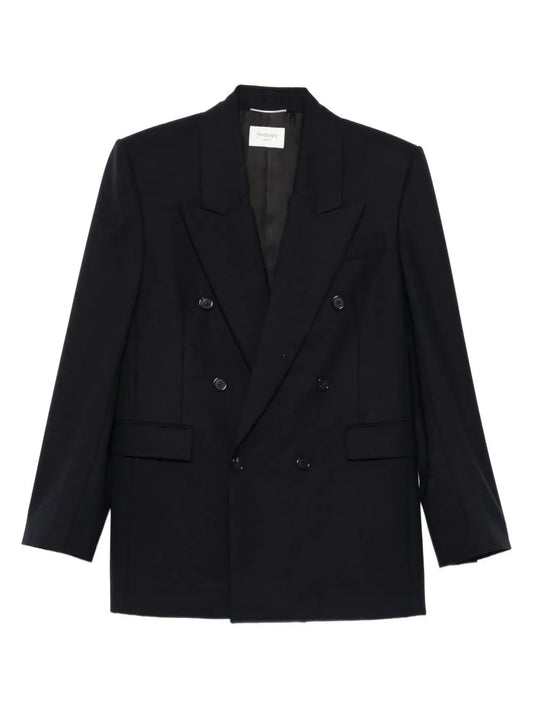 Saint Laurent Men Double-Breasted Blazer