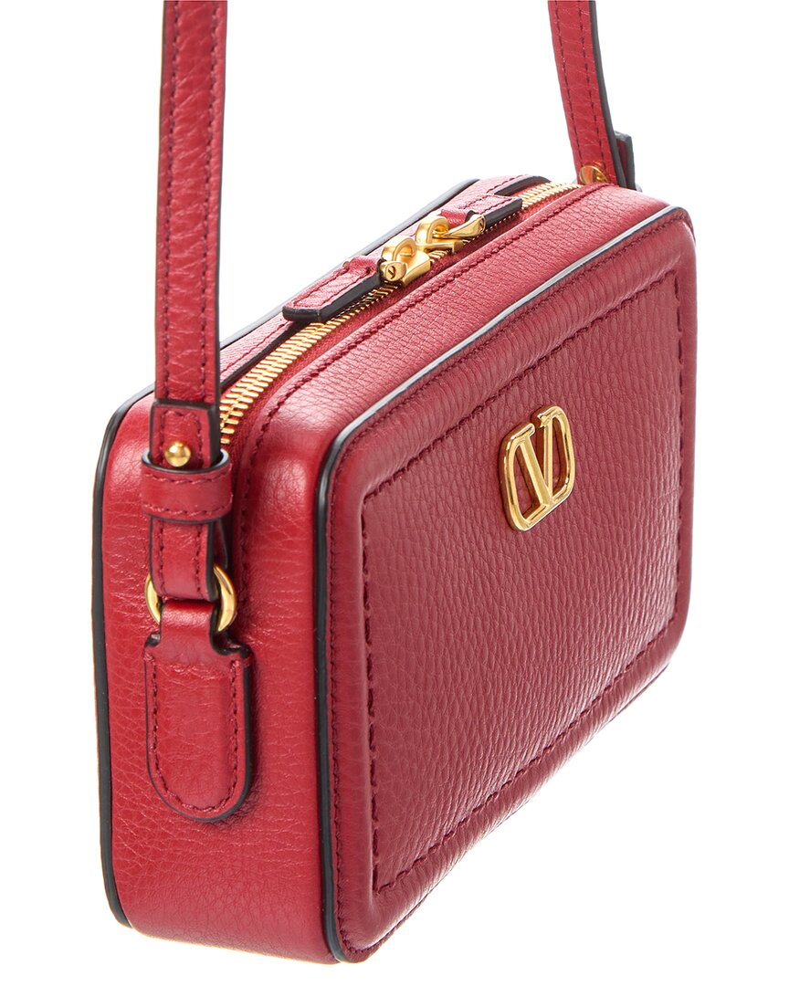 Valentino Vlogo Alltime Mini Leather Camera Bag