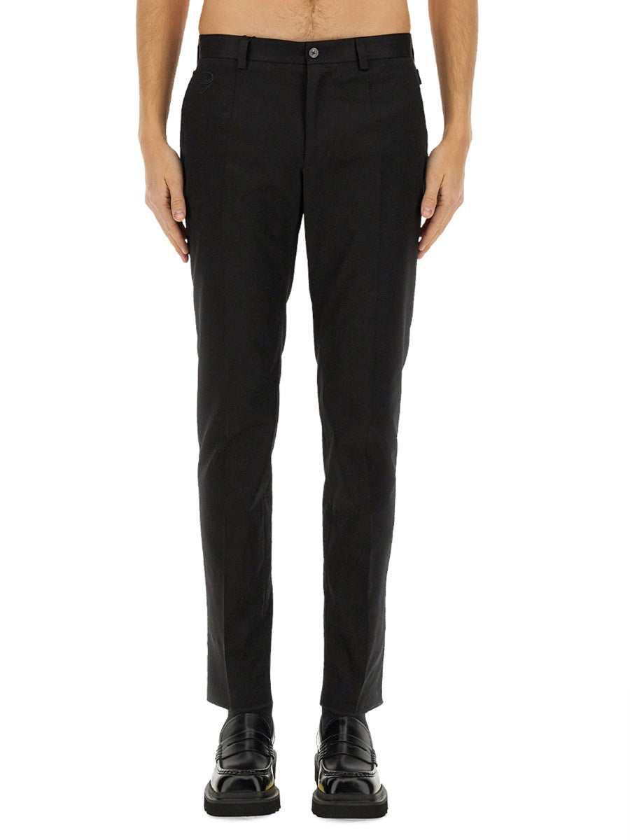 Dolce & Gabbana Men Cotton Tailored Pants