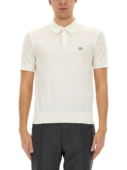 Dolce & Gabbana Men Polo With Logo
