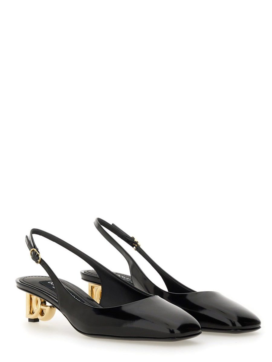 Dolce & Gabbana Women Patent Leather Slingback