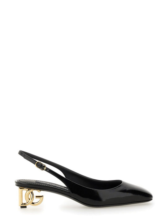 Dolce & Gabbana Women Patent Leather Slingback