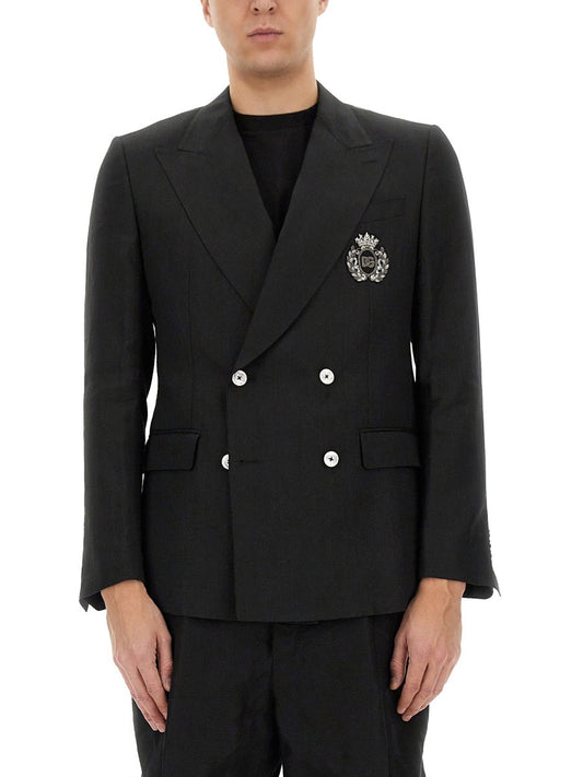 Dolce & Gabbana Men Double-Breasted Jacket