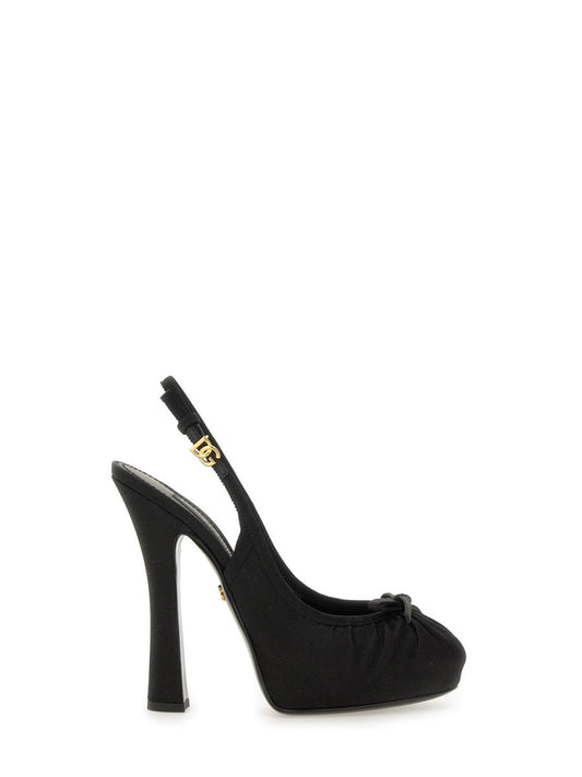 Dolce & Gabbana Women Satin Slingback