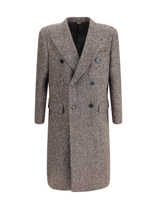 Dolce & Gabbana Men Double-Breasted Coat