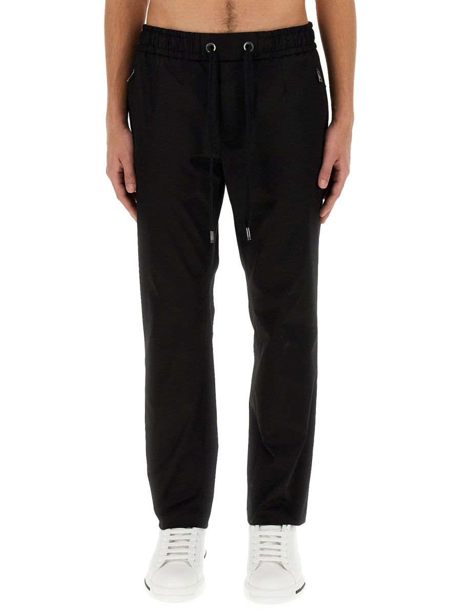 Dolce & Gabbana Men Jogging Pants With Plaque
