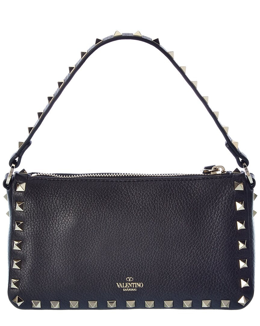 Valentino Rockstud Small Grainy Leather Crossbody