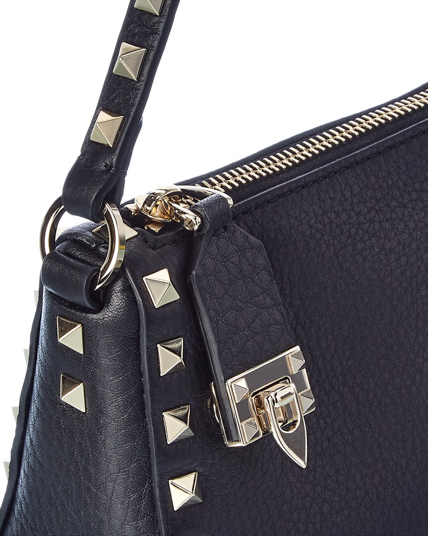 Valentino Rockstud Small Grainy Leather Crossbody