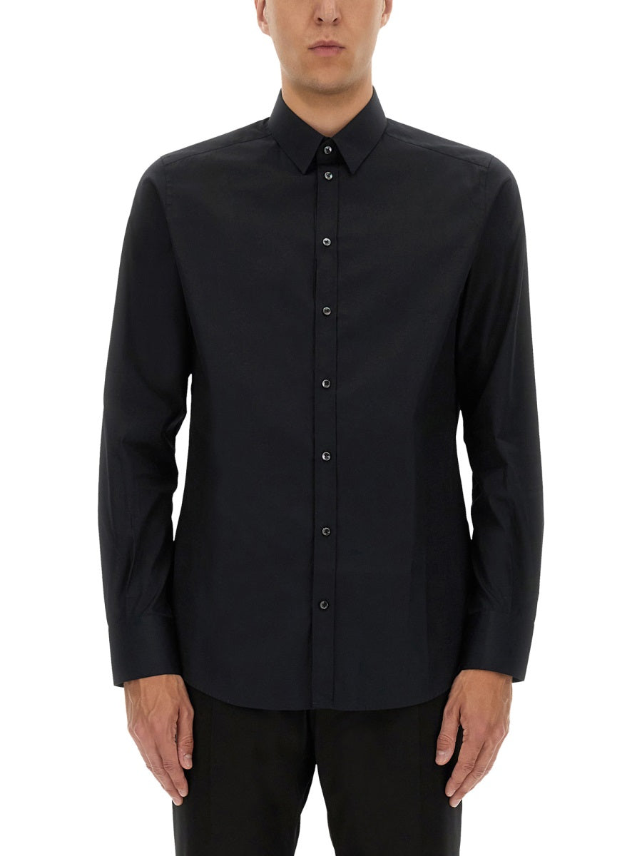 Dolce & Gabbana Men Gold Fit Cotton Shirt