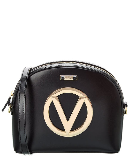 Valentino By Mario Valentino Diana Forever Leather Crossbody ONE SIZE Black