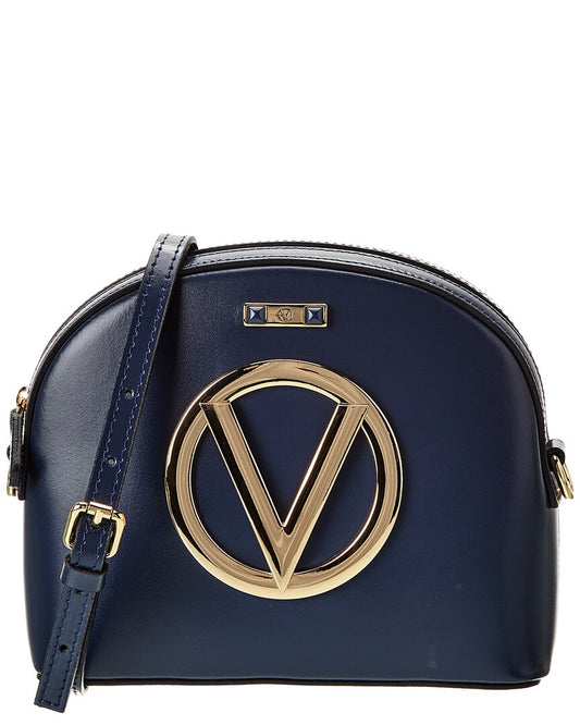 Valentino By Mario Valentino Diana Forever Leather Crossbody ONE SIZE Blue