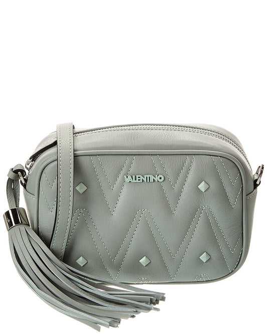 Valentino By Mario Valentino Amel Diamond Leather Crossbody ONE SIZE Green