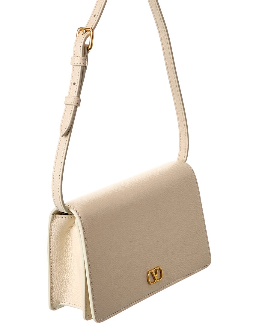 Valentino Vlogo Signature Mini Leather Shoulder Bag