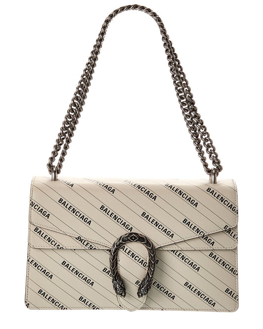 Gucci X Balenciaga Dionysus Small Leather Shoulder Bag