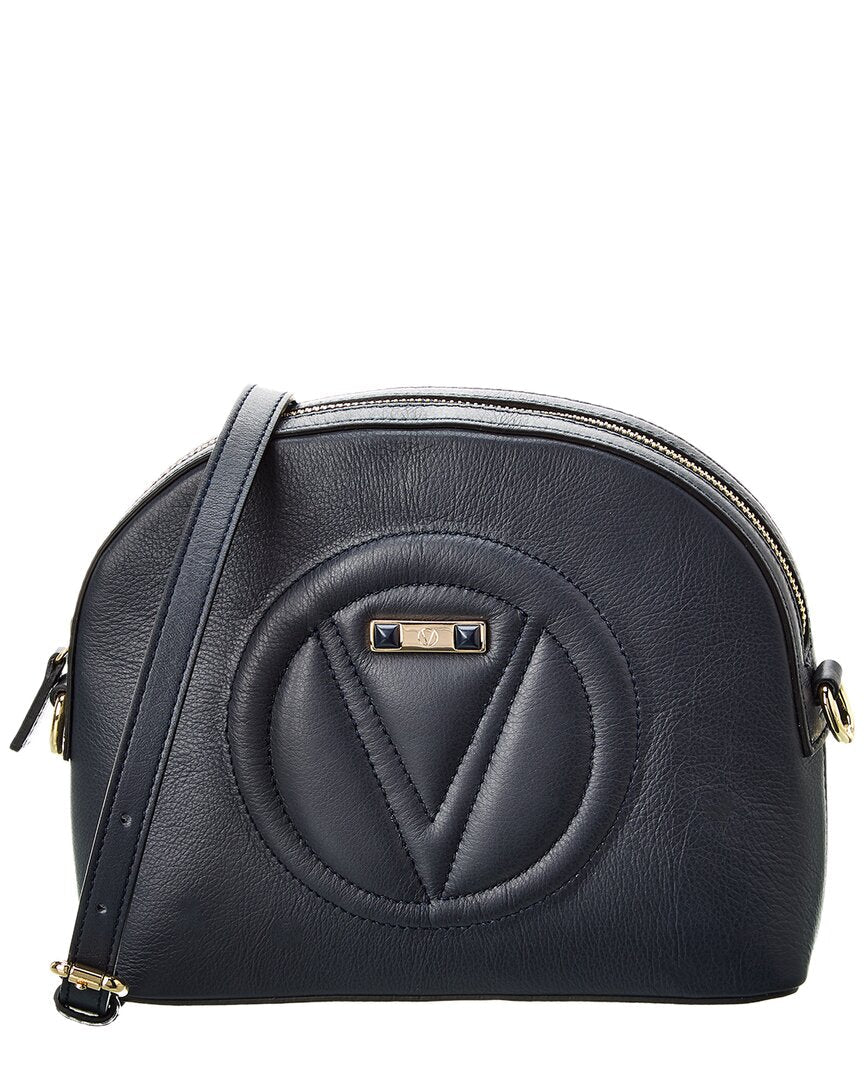 Valentino By Mario Valentino Diana Signature Leather Crossbody ONE SIZE Blue