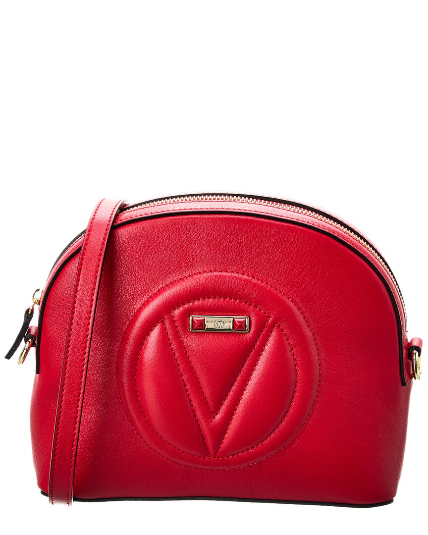 Valentino By Mario Valentino Diana Signature Leather Crossbody ONE SIZE Red
