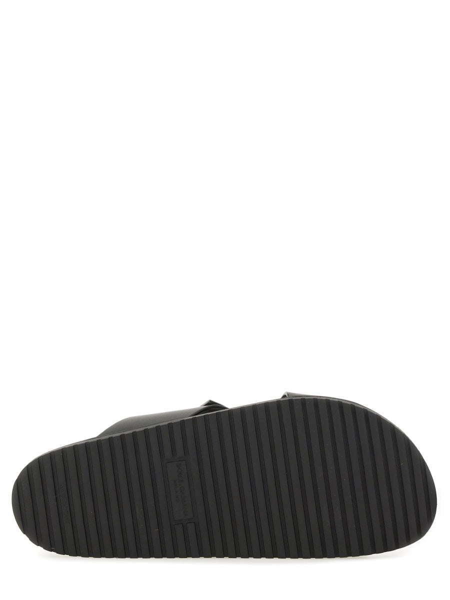 Dolce & Gabbana Men Calfskin Sandal