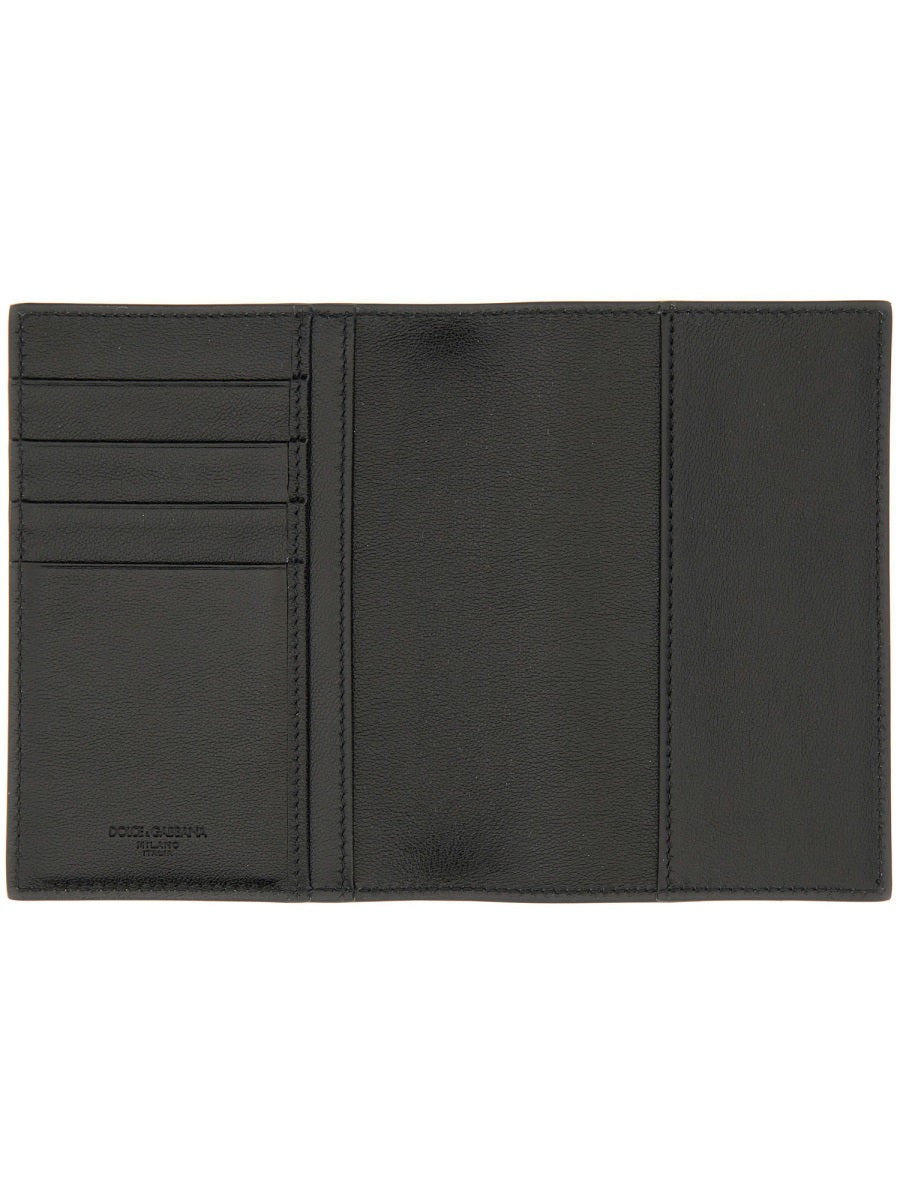 Dolce & Gabbana Men Leather Passport Holder
