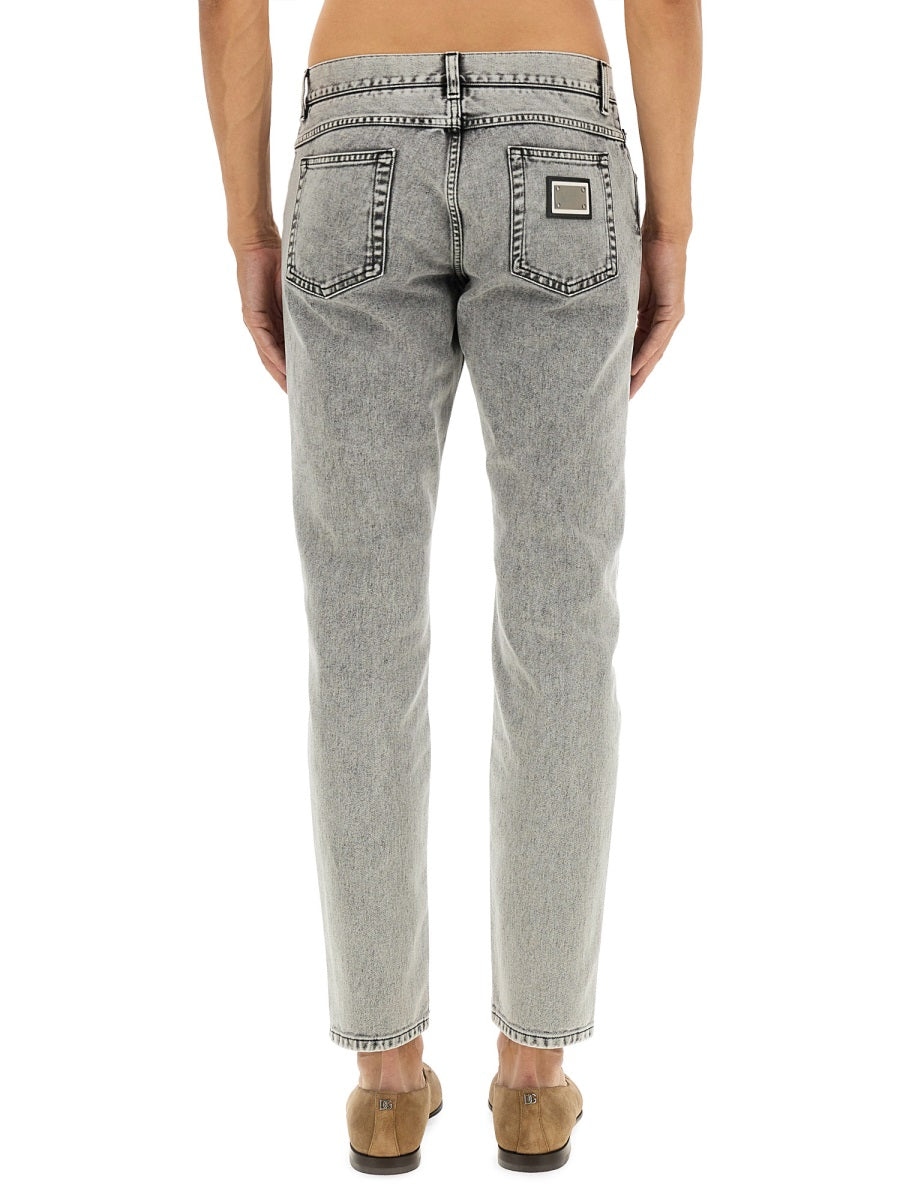 Dolce & Gabbana Men Cotton Regular Pants