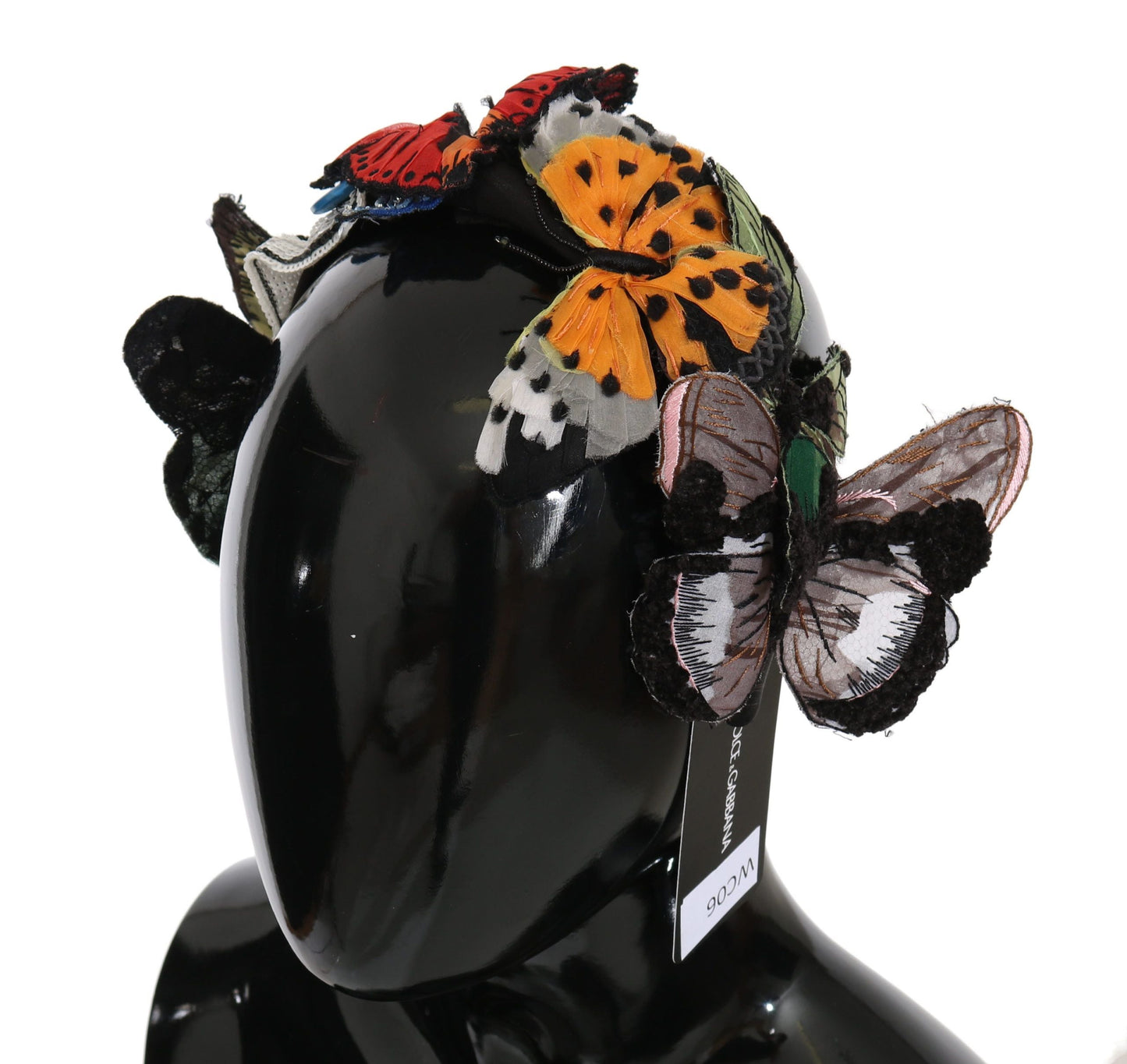 Dolce & Gabbana Tiara Floral Butterfly Sequin Diadem Women's Headband