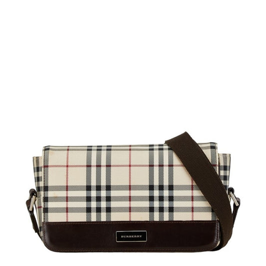 Burberry   Canvas Leather Shoulder Bag ()