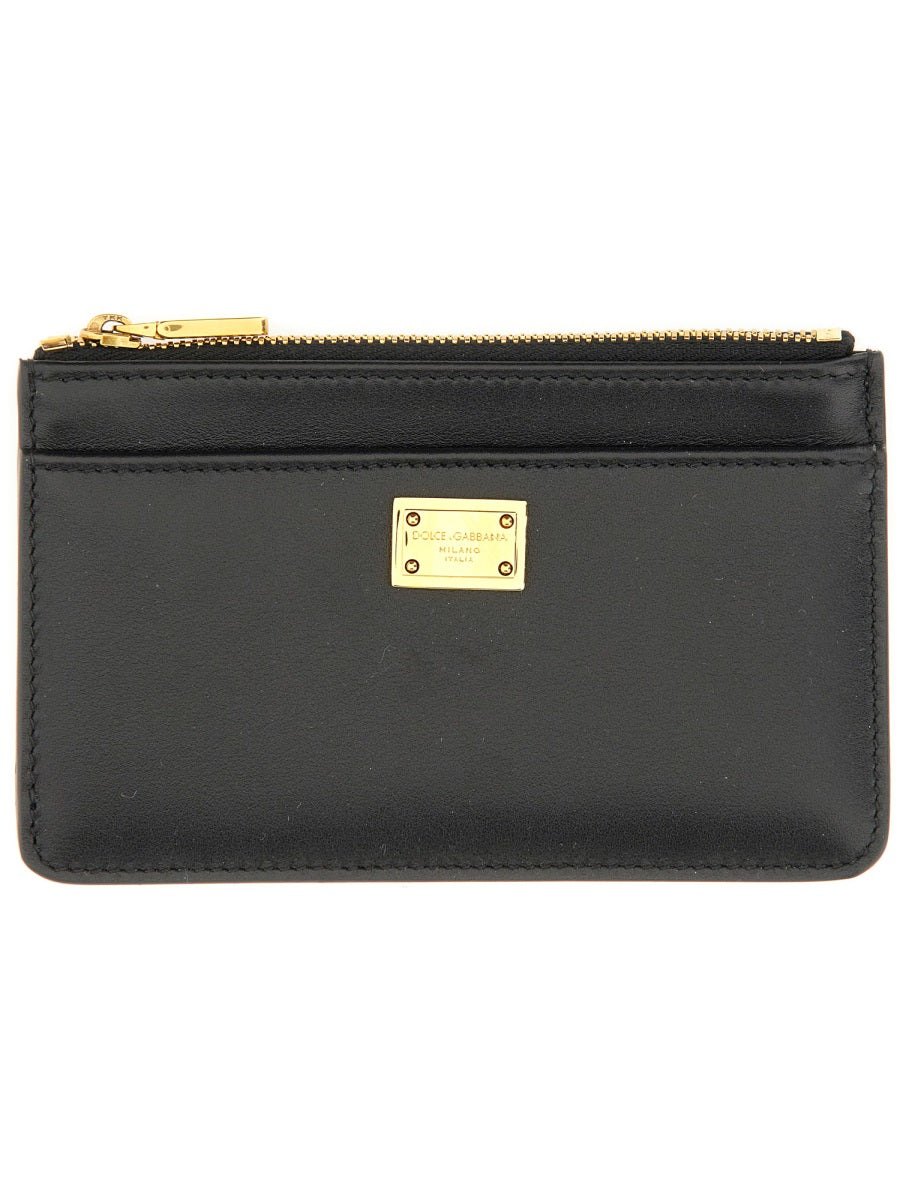 Dolce & Gabbana Women Calfskin Plongé Card Holder