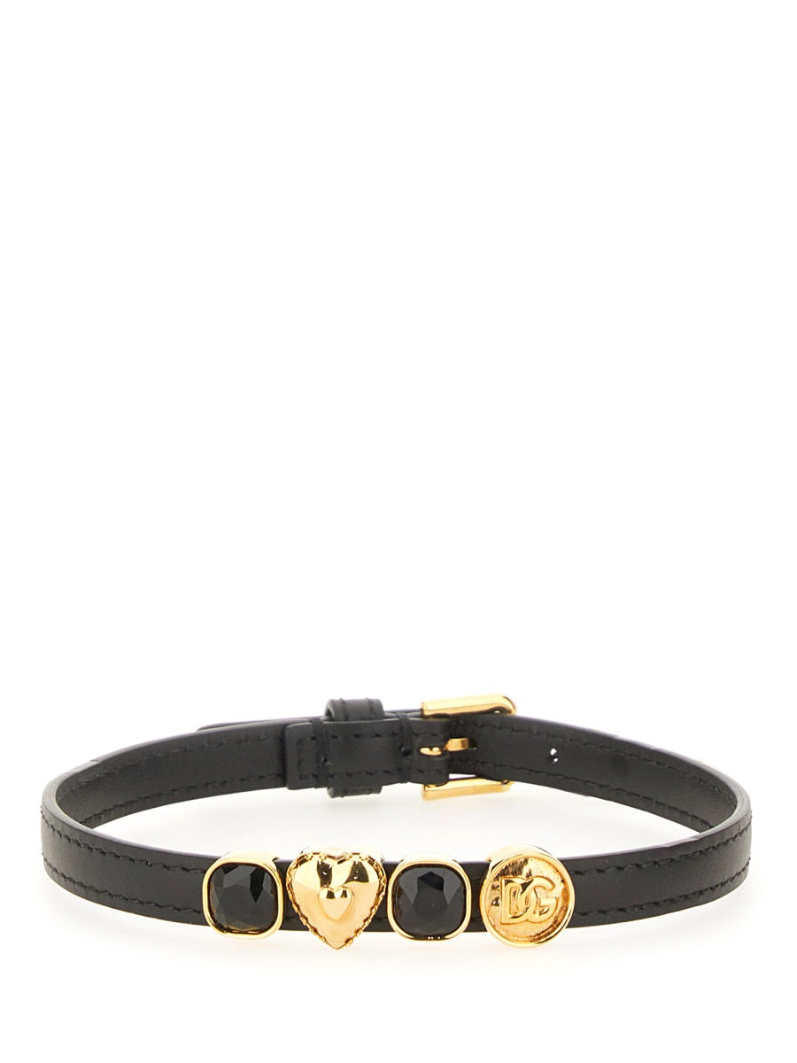 Dolce & Gabbana Women Leather Choker