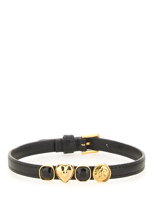 Dolce & Gabbana Women Leather Choker