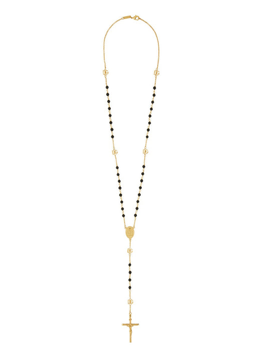 Dolce & Gabbana Women Rosary Necklace With Natural Stones