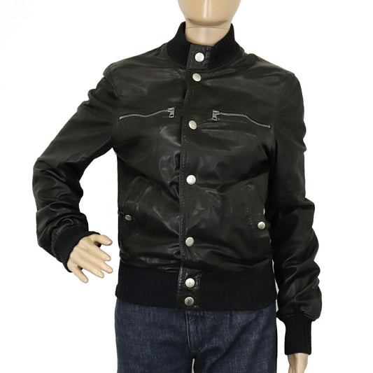 Gucci Shearling Line Leather Jacket 238248