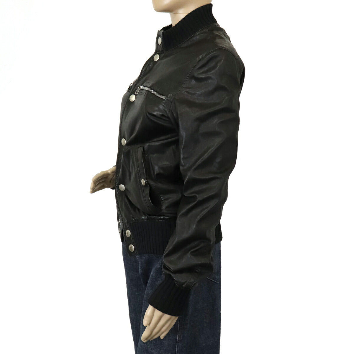 Gucci Shearling Line Leather Jacket 238248