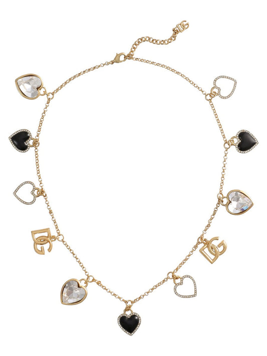 Dolce & Gabbana Women "Italian Tailoring" Necklace With Hearts