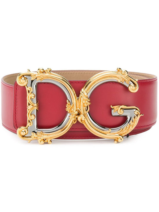 Dolce & Gabbana Women Belt With Red Dg