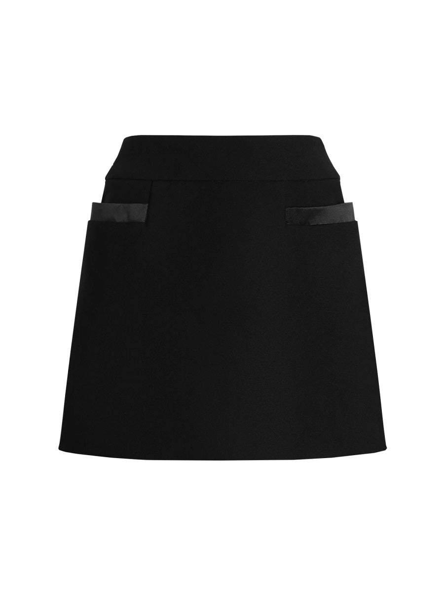 Dolce & Gabbana Women Double Crepe Basque Skirt