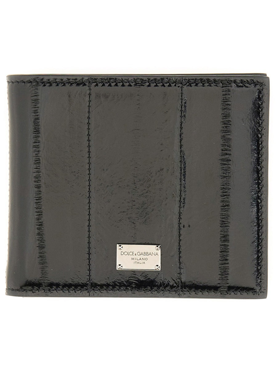 Dolce & Gabbana Men Eel Skin Wallet