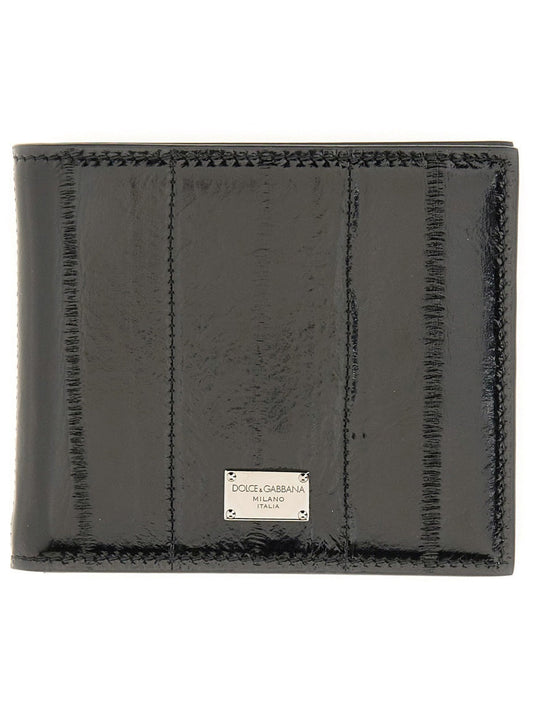 Dolce & Gabbana Men Eel Skin Wallet