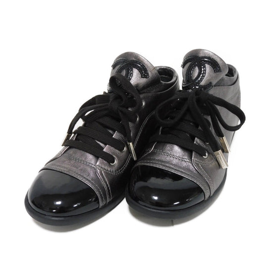 Chanel Patent Leather Sneakers