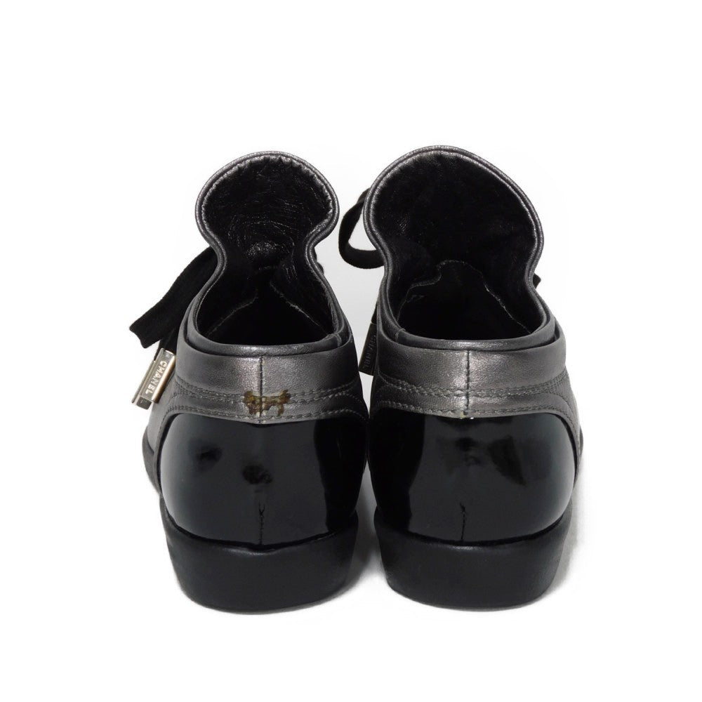 Chanel Patent Leather Sneakers