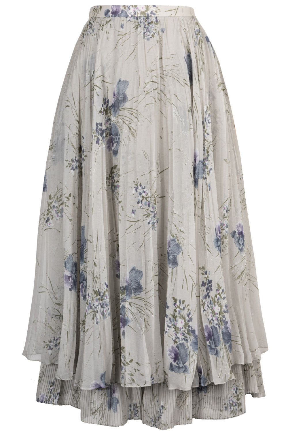CELINE Skirt Silk Floral