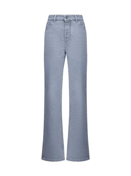 Bottega Veneta Flare Denim Jeans Light Grey Wash