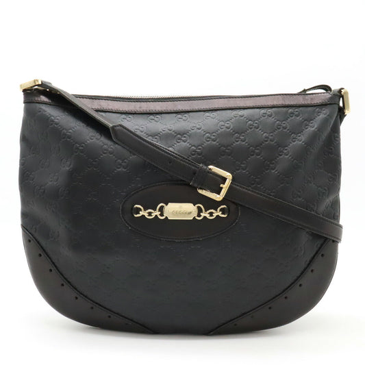 Gucci Guccissima Shoulder Bag Leather 145991