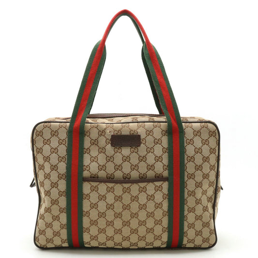 Gucci GG Canvas Shearling Line 2way Tote Bag 189753