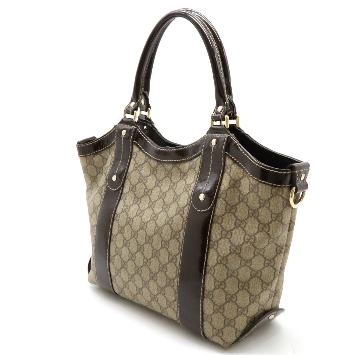 Gucci GG Supreme Ribbon 2way Tote Bag 203521