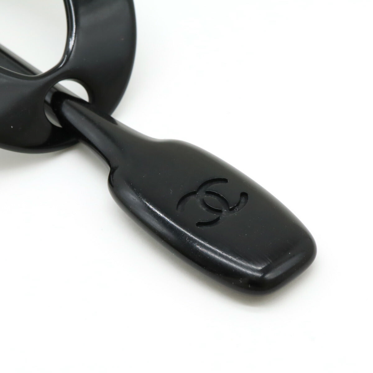 Chanel Coco Mark Hair Accessory Black