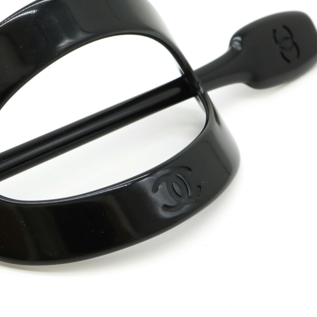 Chanel Coco Mark Hair Accessory Black