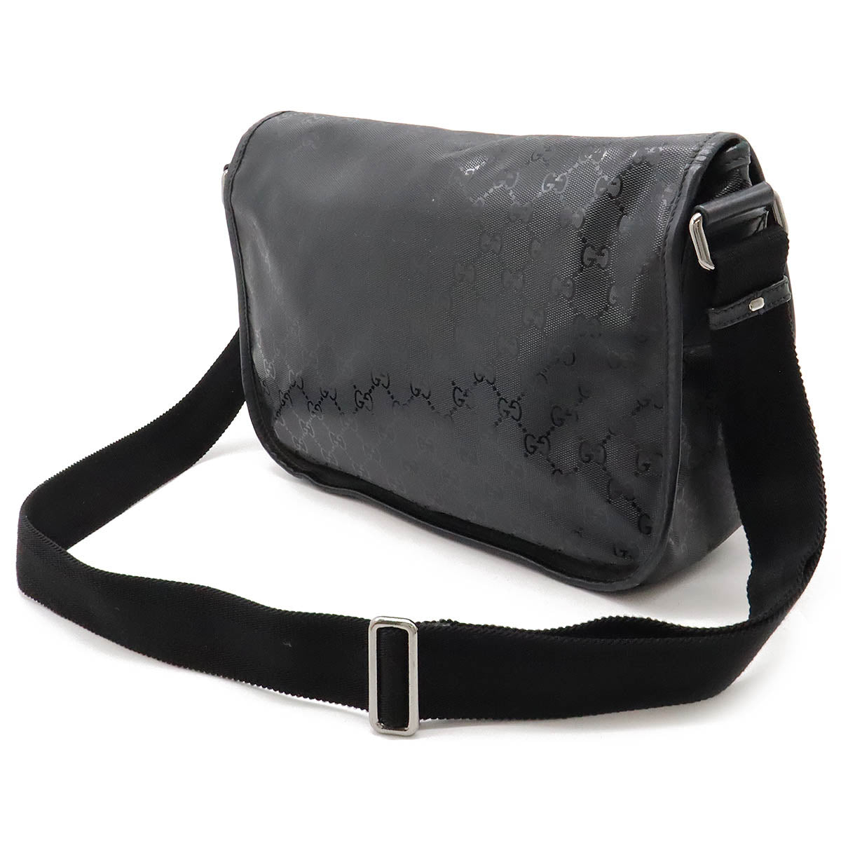 Gucci GG Imprime PVC Leather Messenger Shoulder Bag 201732